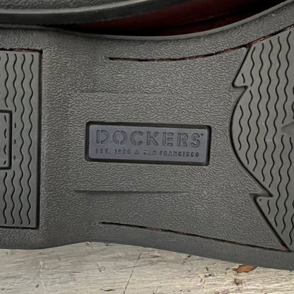 Dockers Men’s Brown Leather Lace Up Loafer Boat Shoes 9.5 Like New
