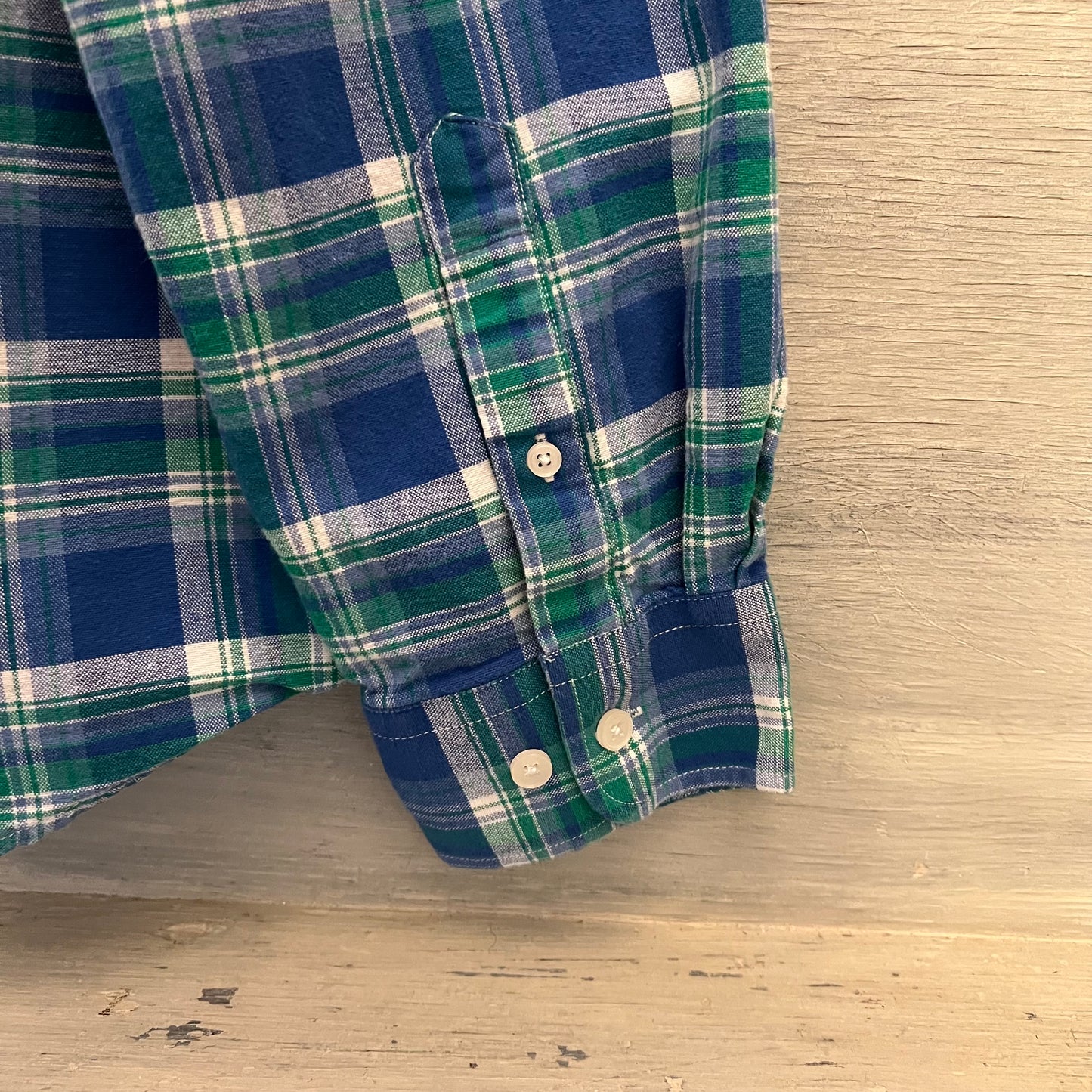 Simply Southern 100% Cotton Plaid Long Sleeve Men's Button Down Shirt Size XL Good Condition
