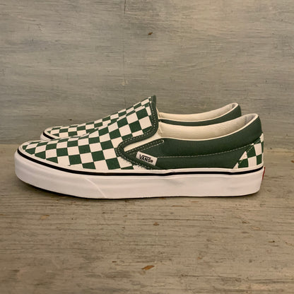 VANS Unisex Classic SlipOn Canvas Checkerboard Sneakers Size 8/9.5 Like New