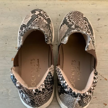 Coconuts by Matisse Faux Snake Skin Mid Top Sneaker Size 6 Good Condition