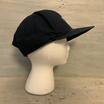 New Era On the Hook Fishwear 9Fifty Navy Embroidered Fish Snapback Ballcap One Size Fits Most Good Condition