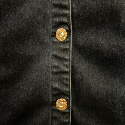 dkin Jeans Dark Wash Studded Denim Jean Jacket 3X Good Condition