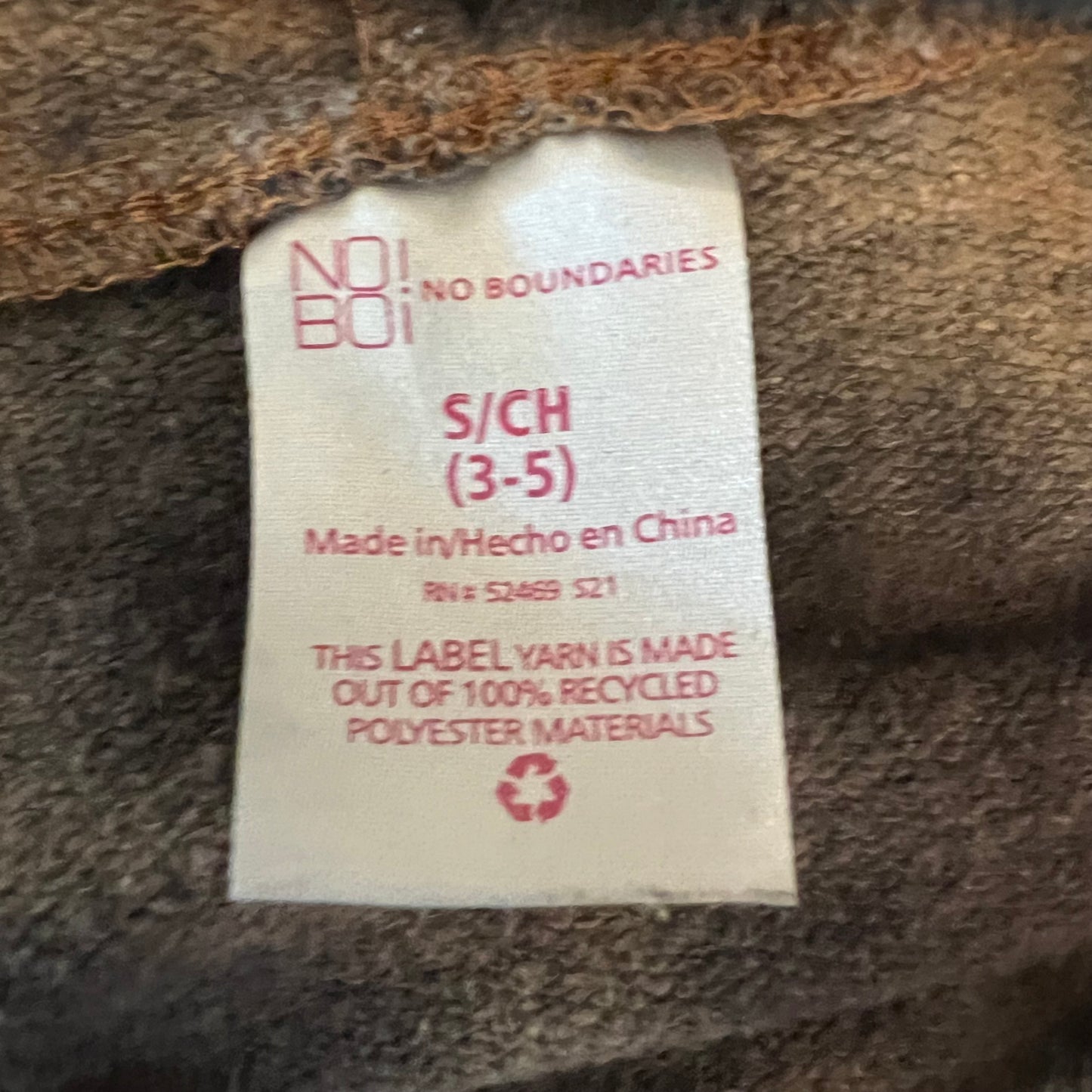 No Boundaries Tie Dye Graphic Print Oversized Pullover Hoodie Size Small(3-5) Good Condition