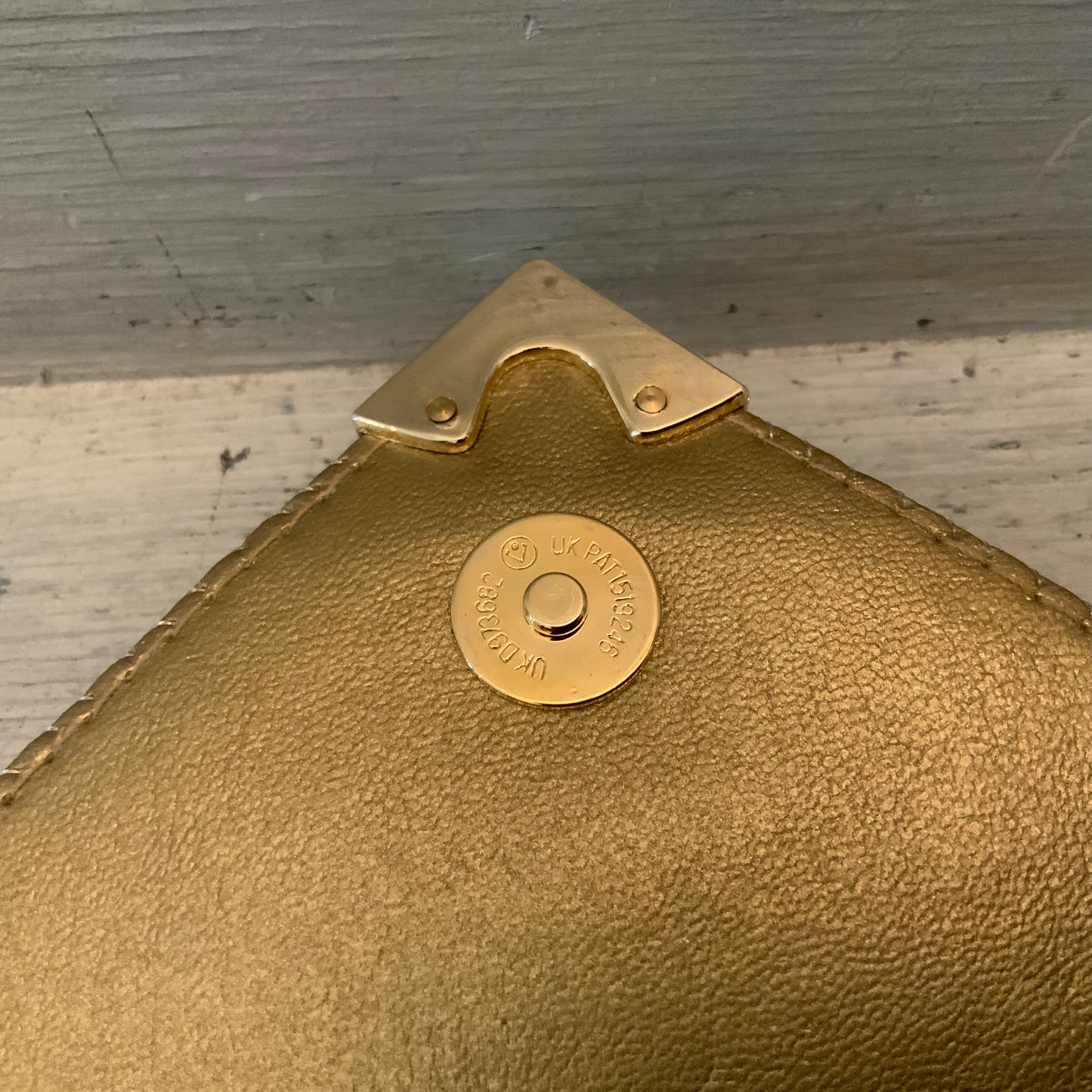 Vintage Gold Mesh Crossbody Bag Purse New without Tag