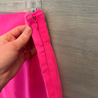 HYFVE Hot Pink Scalloped Mini Skirt Size Large Good Condition