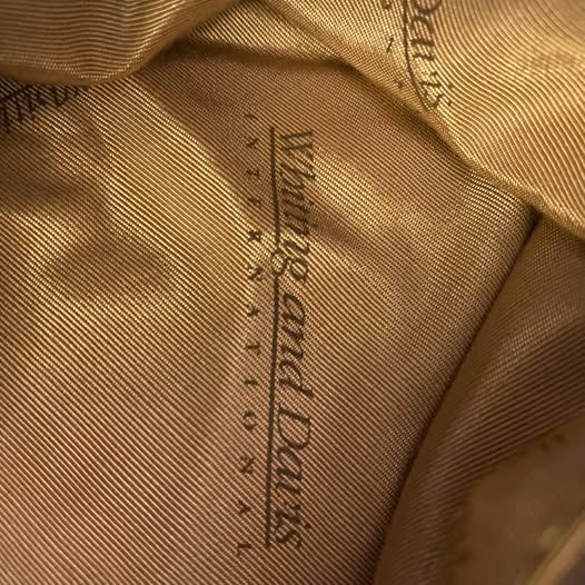 Vintage Whiting and Davis International Metal Mesh Purse Crossbody Adjustable Strap Like New