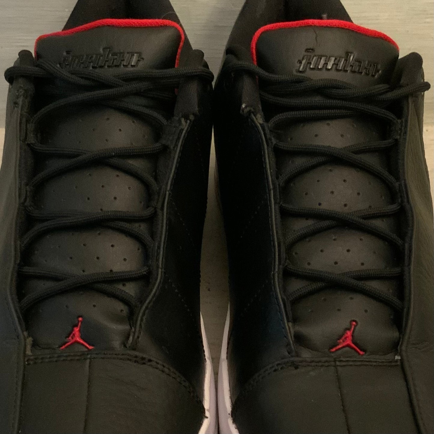 Nike Air Jordan TE 2 Low Black Athletic Shoes Size 11 Like New