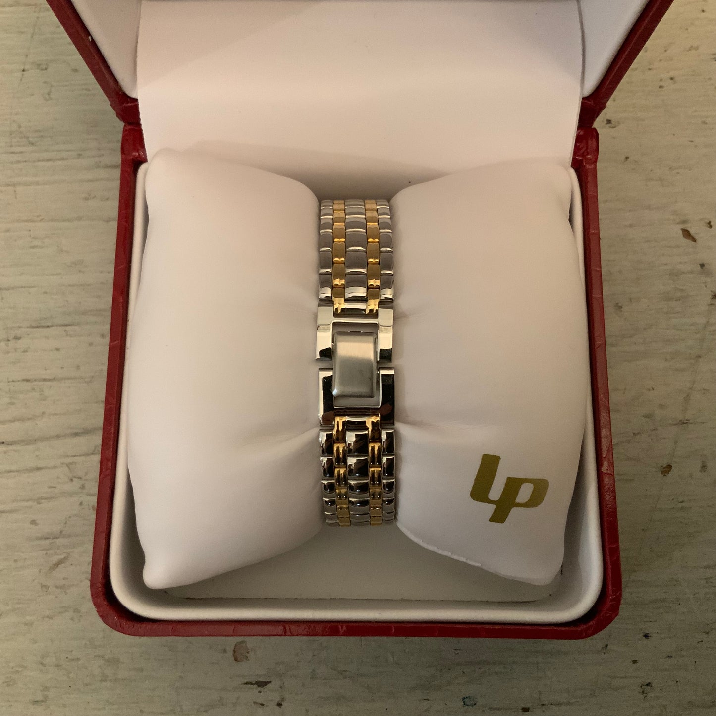 Da Vinci by Lucien Piccard Women's Two Tone Quartz Analogue Wristwatch 7" New in Box