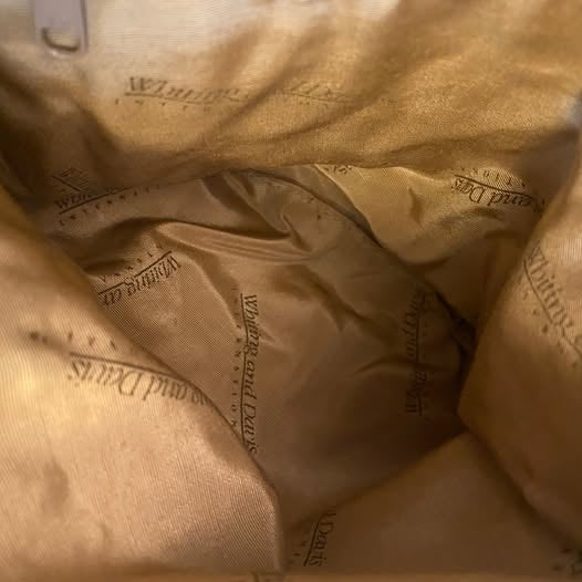 Vintage Whiting and Davis International Metal Mesh Purse Crossbody Adjustable Strap Like New