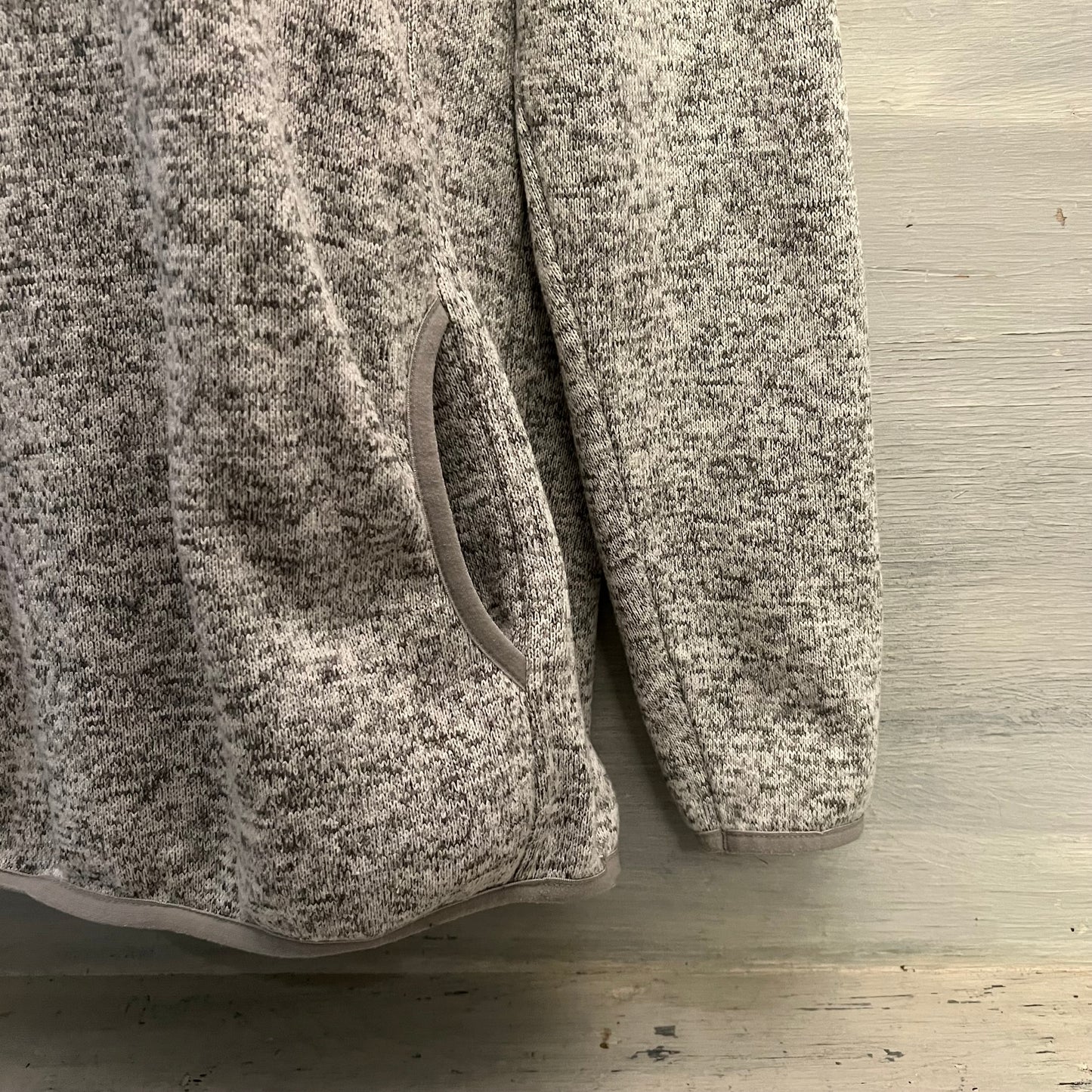 Simply Southern Gray Knit Pullover Sweatshirt Size Large Good Condition