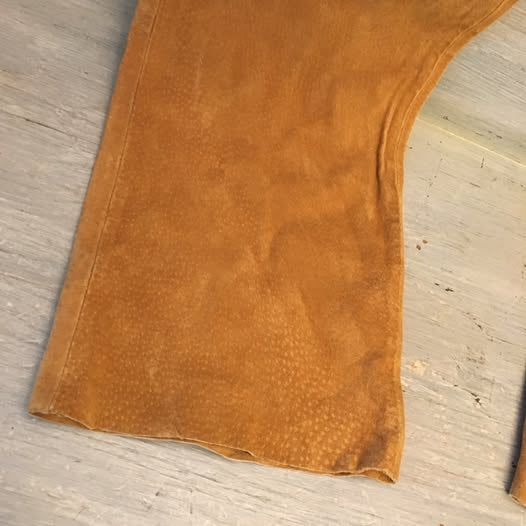 Cali Cali 100% Genuine Suede Leather Pants Size 8 Good Condition