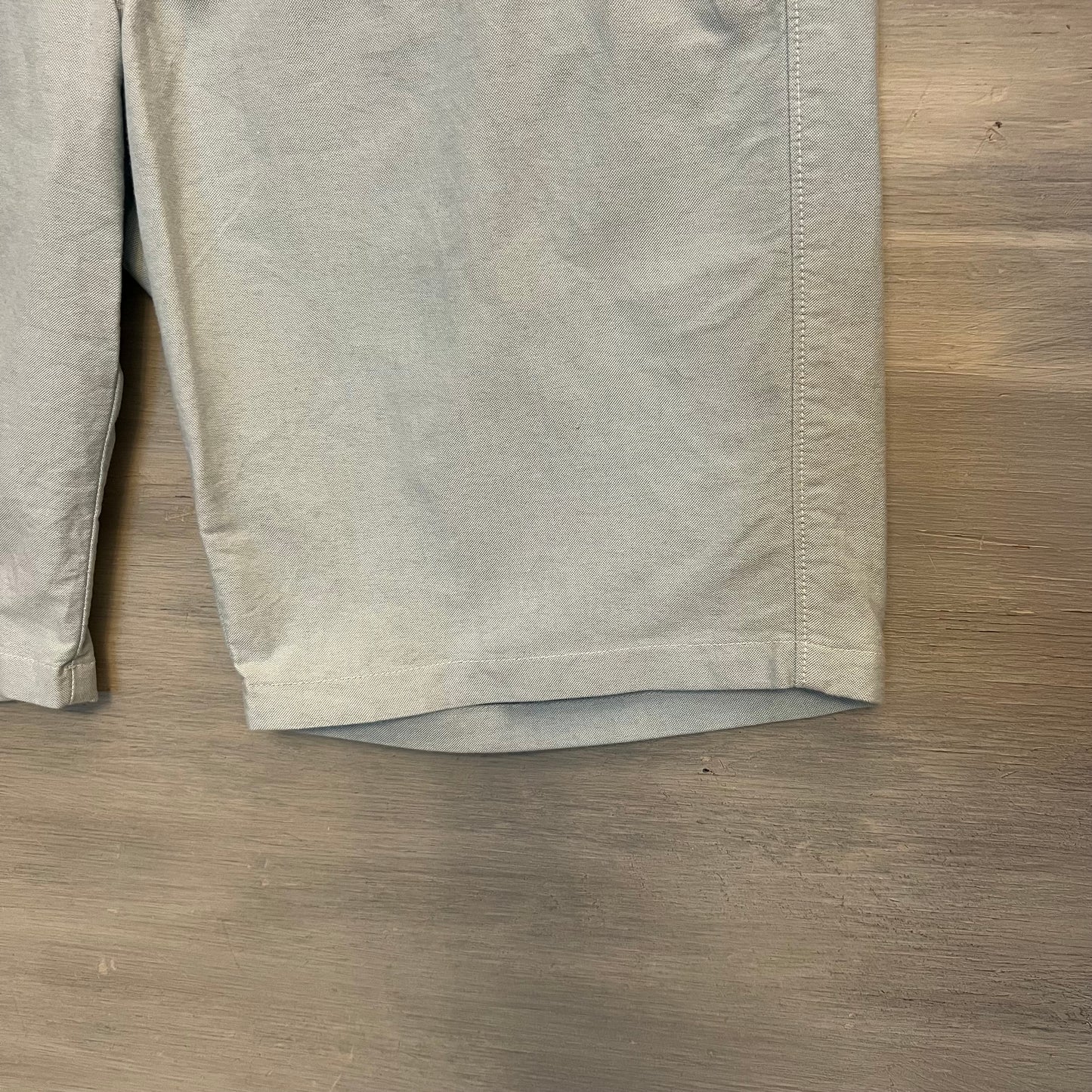J Crew Club Pale Blue Flat Front Chino Shorts Size 32” Good Condition