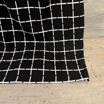 Emma & Michele Sleeveless Black White Geometic Print Belted Dress Size 12 Like New