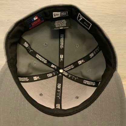 New Era 9Fifty Oakland A’s Gray Ball Cap Hat Size 7 (55.8cm) Good Condition