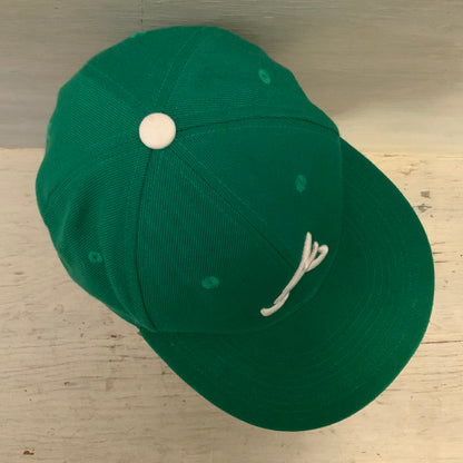 New Era Green Atlanta Braves 59Fifty Fitted Baseball Cap Size 7 1/8 (57cm) Good Condition