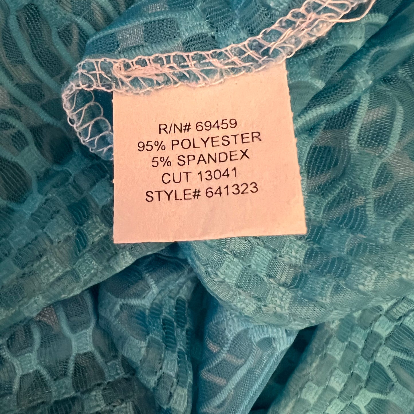 Porto Cruz Blue Ombré 3/4 Sleeve Lace Up Tunic Cover Up XL New with Tag