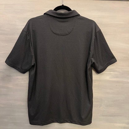 PGA Pro Tour Cool Play Dark Grey Polo Golf Shirt Medium Like New