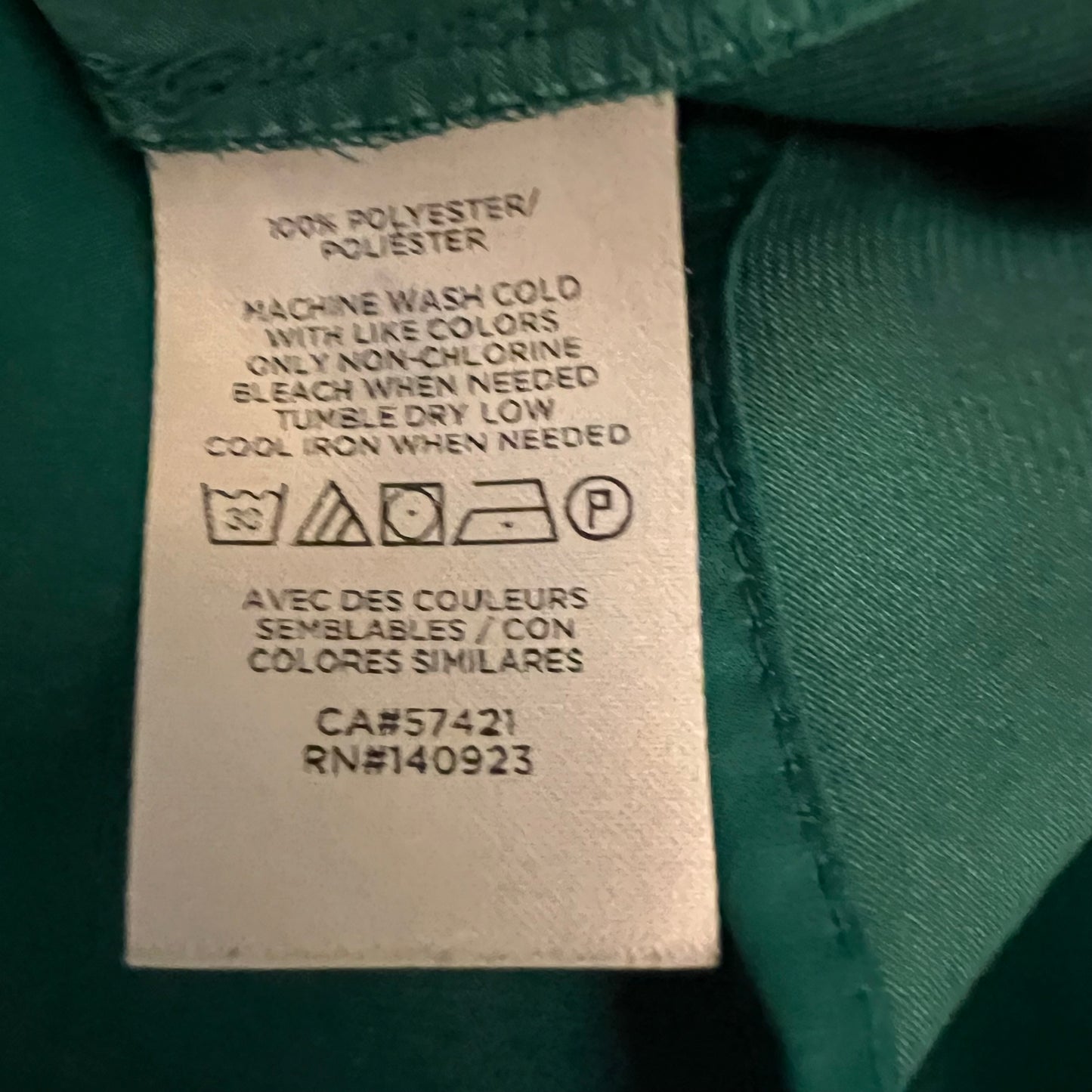 Loft Green Gathered Tie Neck Blouse Smock Size Medium Good Condition