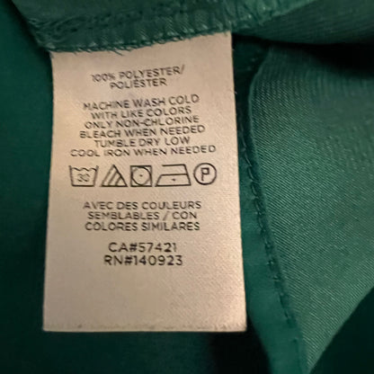 Loft Green Gathered Tie Neck Blouse Smock Size Medium Good Condition