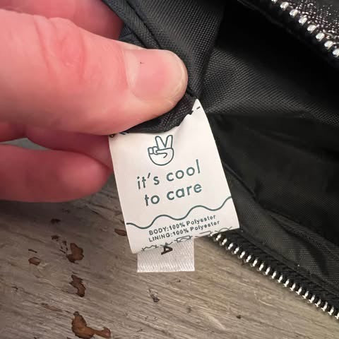 Skinny Dip Black Shimmer Rhinestone Smiley Face Shoulder Bag Purse Like New