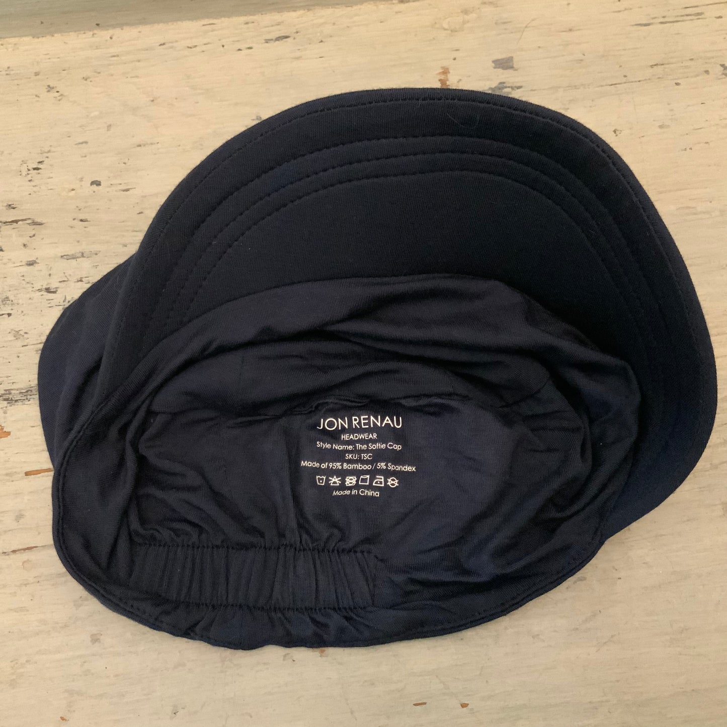 Set of 3 Jon Renau 95% Bamboo"The Softie Cap" Newsboy Style Hats Good Condition