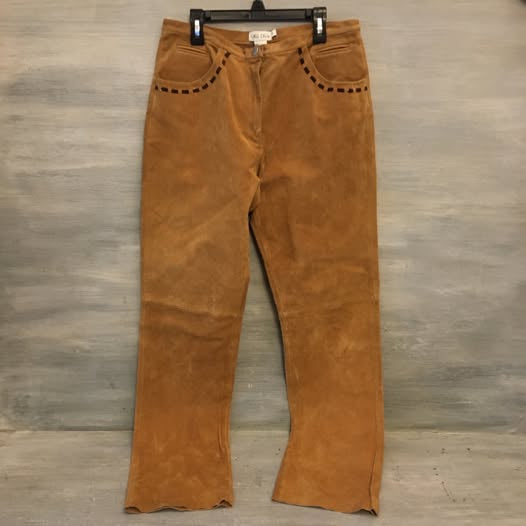 Cali Cali 100% Genuine Suede Leather Pants Size 8 Good Condition