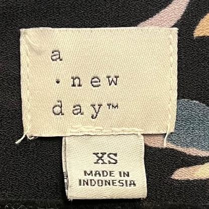 A new day Button Down Tie Waist Shirt Dress XSmall Good Condition