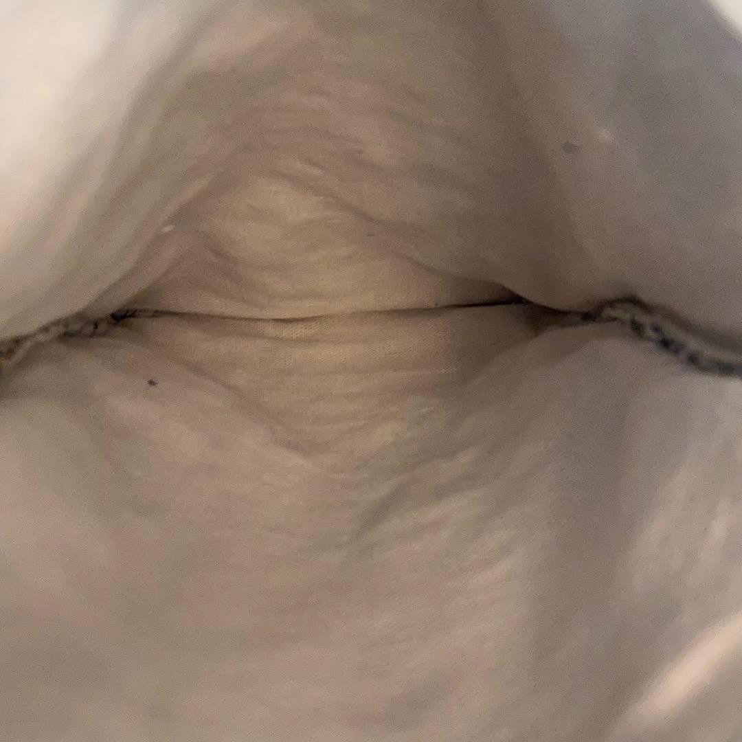 Denim Patchwork Crossbody Purse Braided Strap Zipper Closure Good Condition