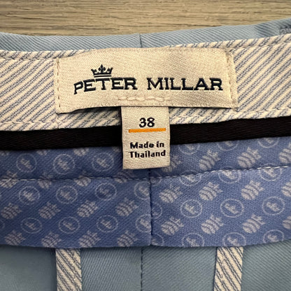 Peter Millar Pale Blue Chino Shorts Size 38 Like New