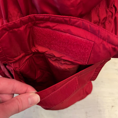 Vintage Eddie Bauer Women’s Iridescent Red Goose Down Parka Coat Size S/P Good Condition