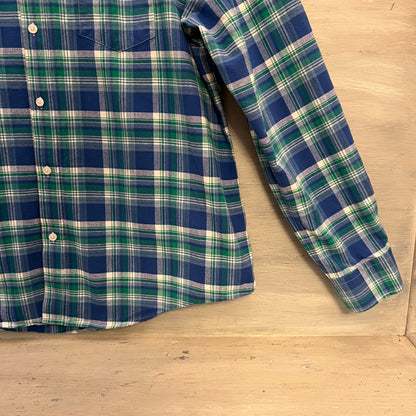 Simply Southern 100% Cotton Plaid Long Sleeve Men's Button Down Shirt Size XL Good Condition