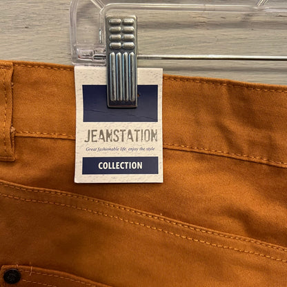 Jeanstation  Camel Flat Front Chino Shorts Size 38 New with Tag