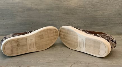 Coconuts by Matisse Faux Snake Skin Mid Top Sneaker Size 6 Good Condition