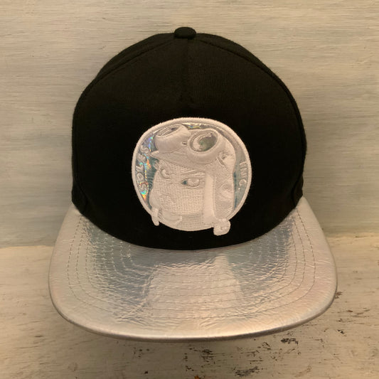 New Era 9Fifty Soles Inc. Philadelphia Soul Black Silver Snap Back Ball Cap Hat Good Condition