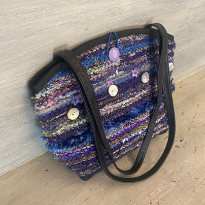 Endless Possibilities Shoulderbag Purse Handcrafted Colorful Rag Bag Like New