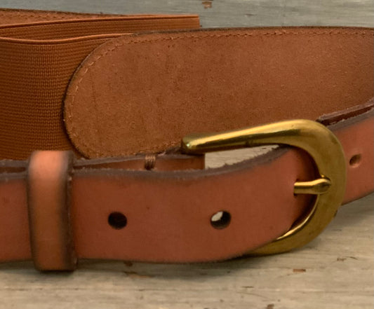 Fossil Genuine Leather Cinch Waist Belt Small Good Condition