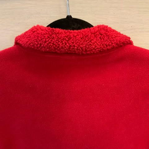 Hannah Reversible Fleece Sherpa Vest Red Size Large Good Condition