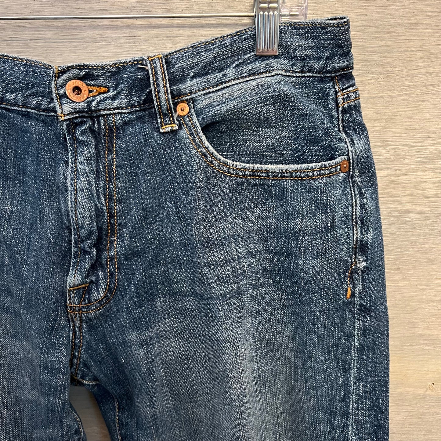 Lucky Brand 221 Original Straight Medium Wash Jeans 33x32 Like New