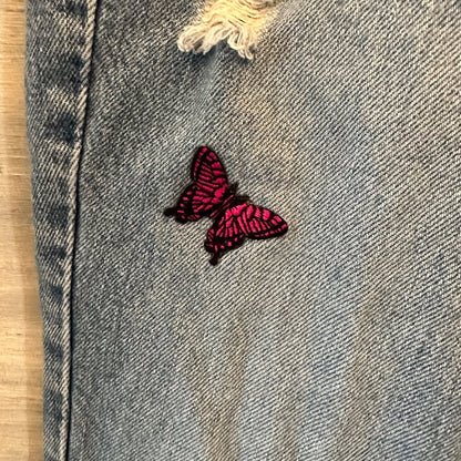 Candies Future Basics Boho Crop 100% Cotton Jeans Size 3 Good Condition