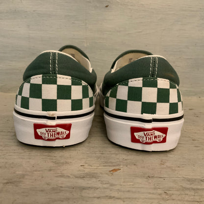 VANS Unisex Classic SlipOn Canvas Checkerboard Sneakers Size 8/9.5 Like New