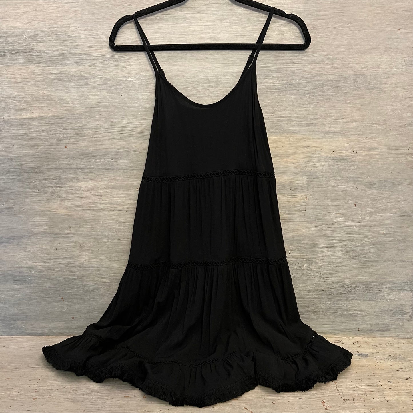 Mossimo Boho Sleeveless Black Sundress Small Like New