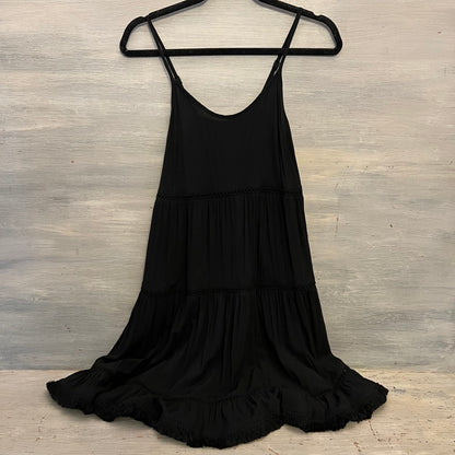 Mossimo Boho Sleeveless Black Sundress Small Like New