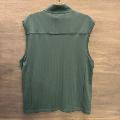 Greg Norman Teal Pullover Play Dry Golf Vest Large Like New