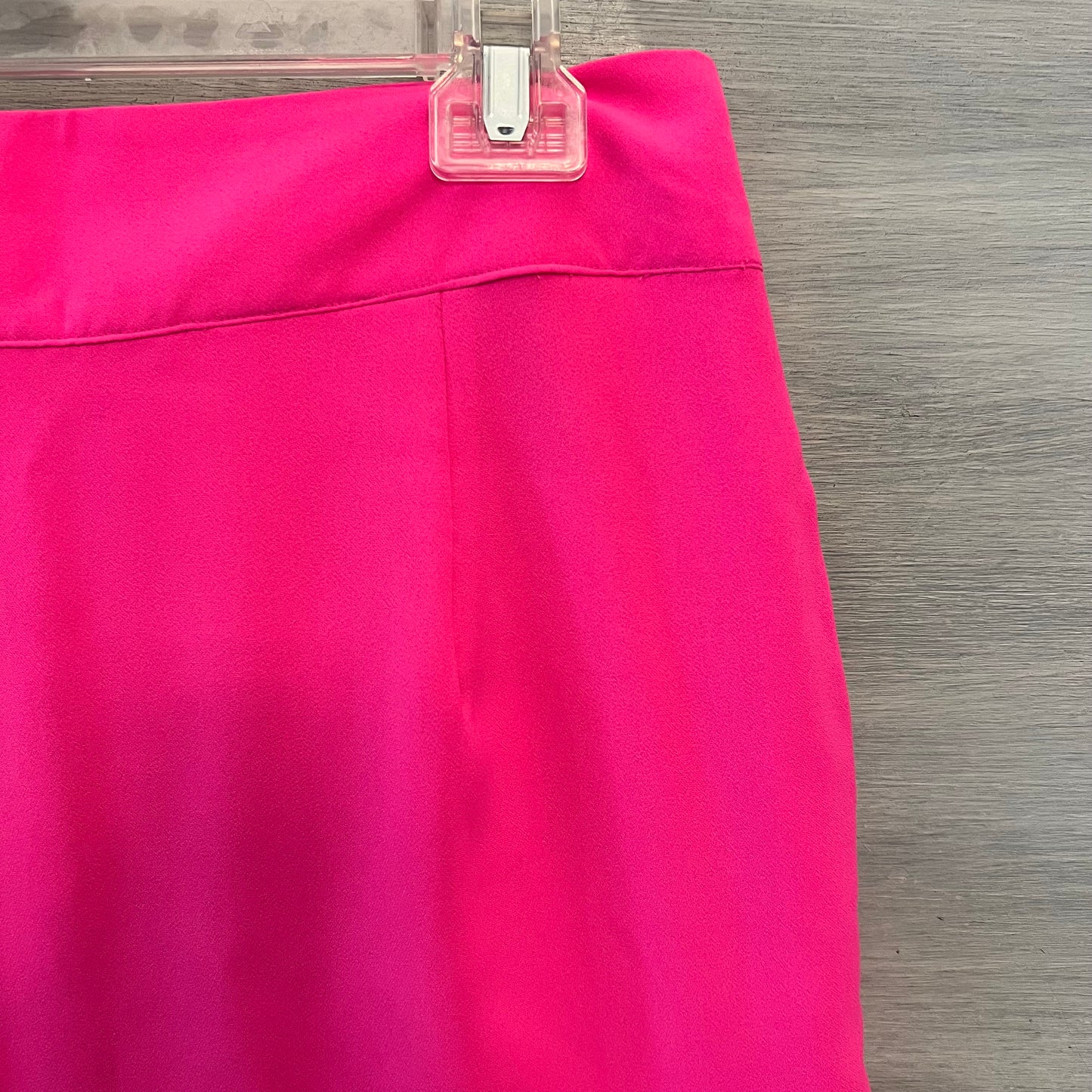 HYFVE Hot Pink Scalloped Mini Skirt Size Large Good Condition