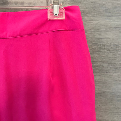 HYFVE Hot Pink Scalloped Mini Skirt Size Large Good Condition