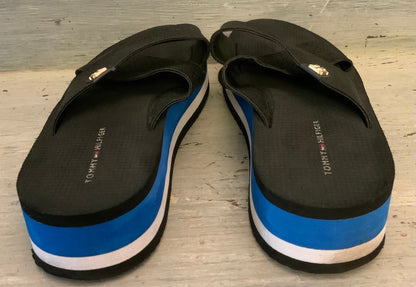 Tommy Hilfiger Slip On Wedge Platform Sandal Size 9.5 Good Condition