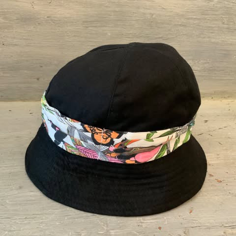 Sakroots Black Bucket Sunhat Good Condition