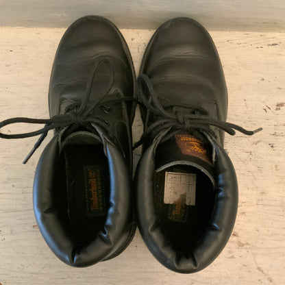 Timberland Women’s Genuine Black Leather Waterproof Chukka Boots Size 5 Good Condition