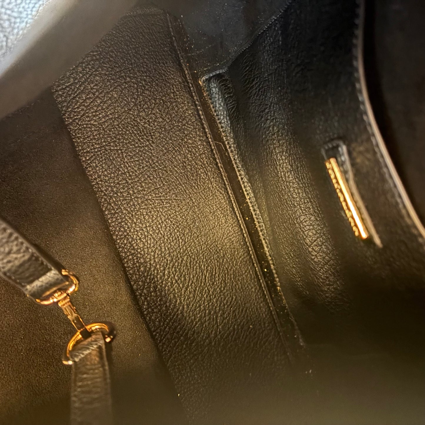 Shiraleah Black Faux Leather Large Shoulder Tote Bag Purse Good Condition