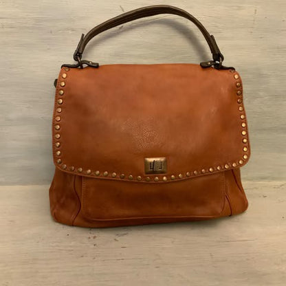 ChillX Brown Faux Leather Hobo Shoulder Bag Purse Good Condition